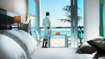 Premium bedding, minibar, in-room safe, desk