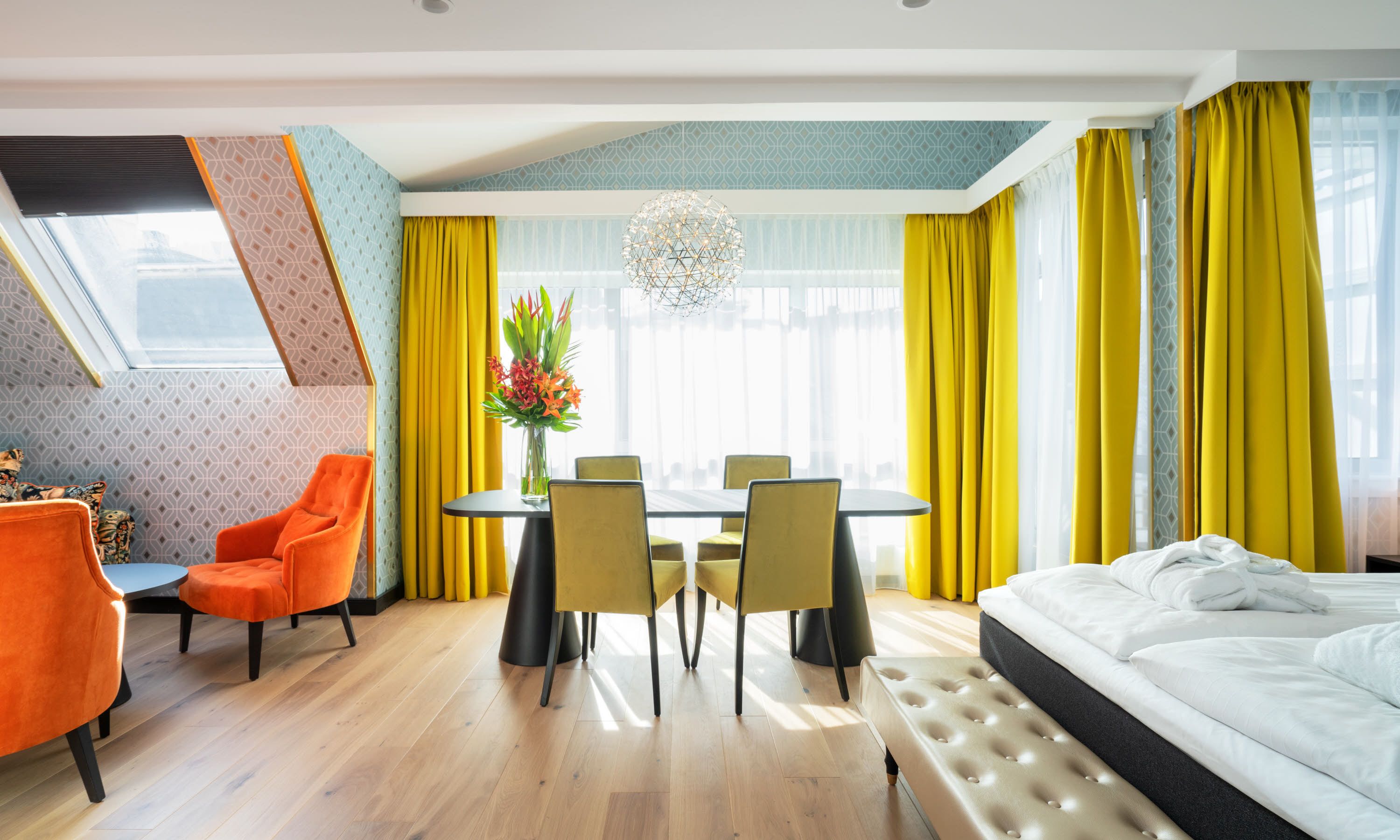 Premium bedding, pillowtop beds, minibar, in-room safe