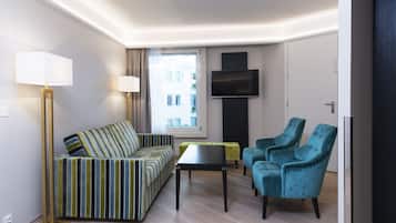 Familierom, 2 enkeltsenger, ikke-røyk (Standard) | Skrivebord, skrivebord for bærbar PC, lydisolert og strykejern/-brett