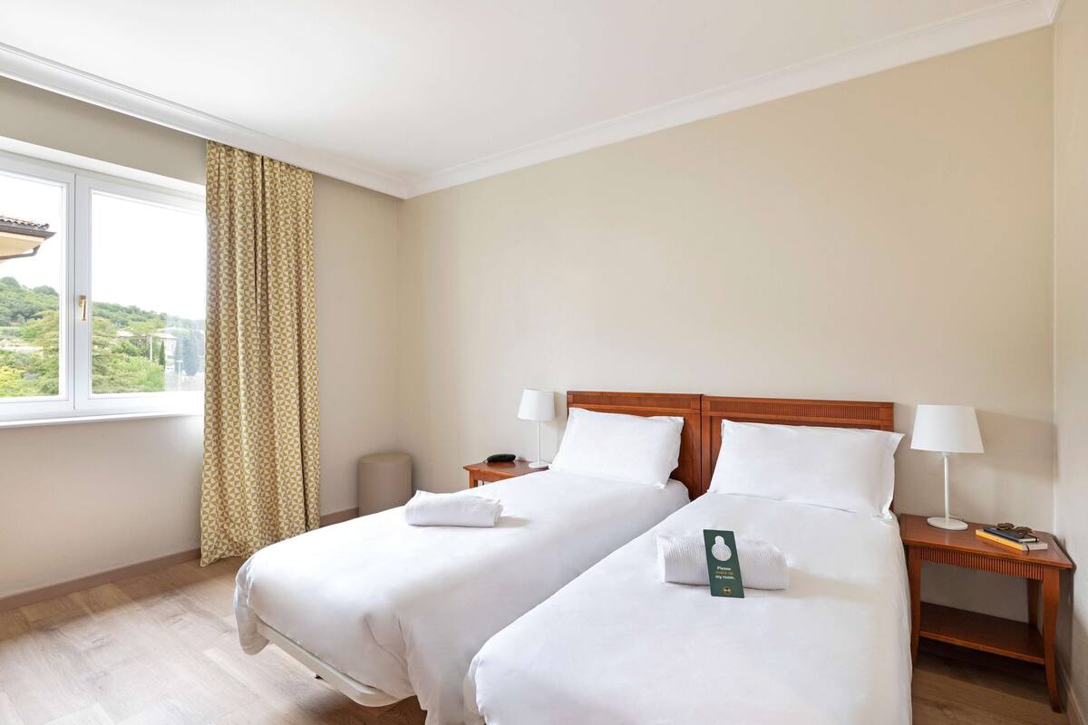 standard twin room, non smoking | 1 bedroom, memory-foam beds, in-room safe, desk