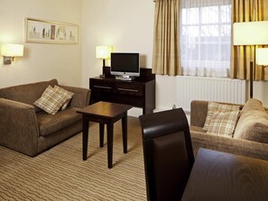 Desk, iron/ironing board, travel crib, free WiFi