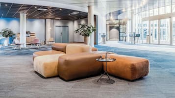 Sitteområde i lobbyen