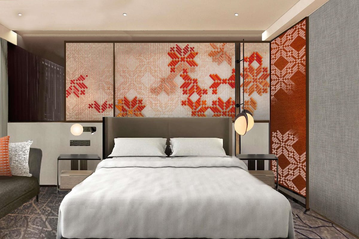 Minibar, coffres-forts dans les chambres, bureau