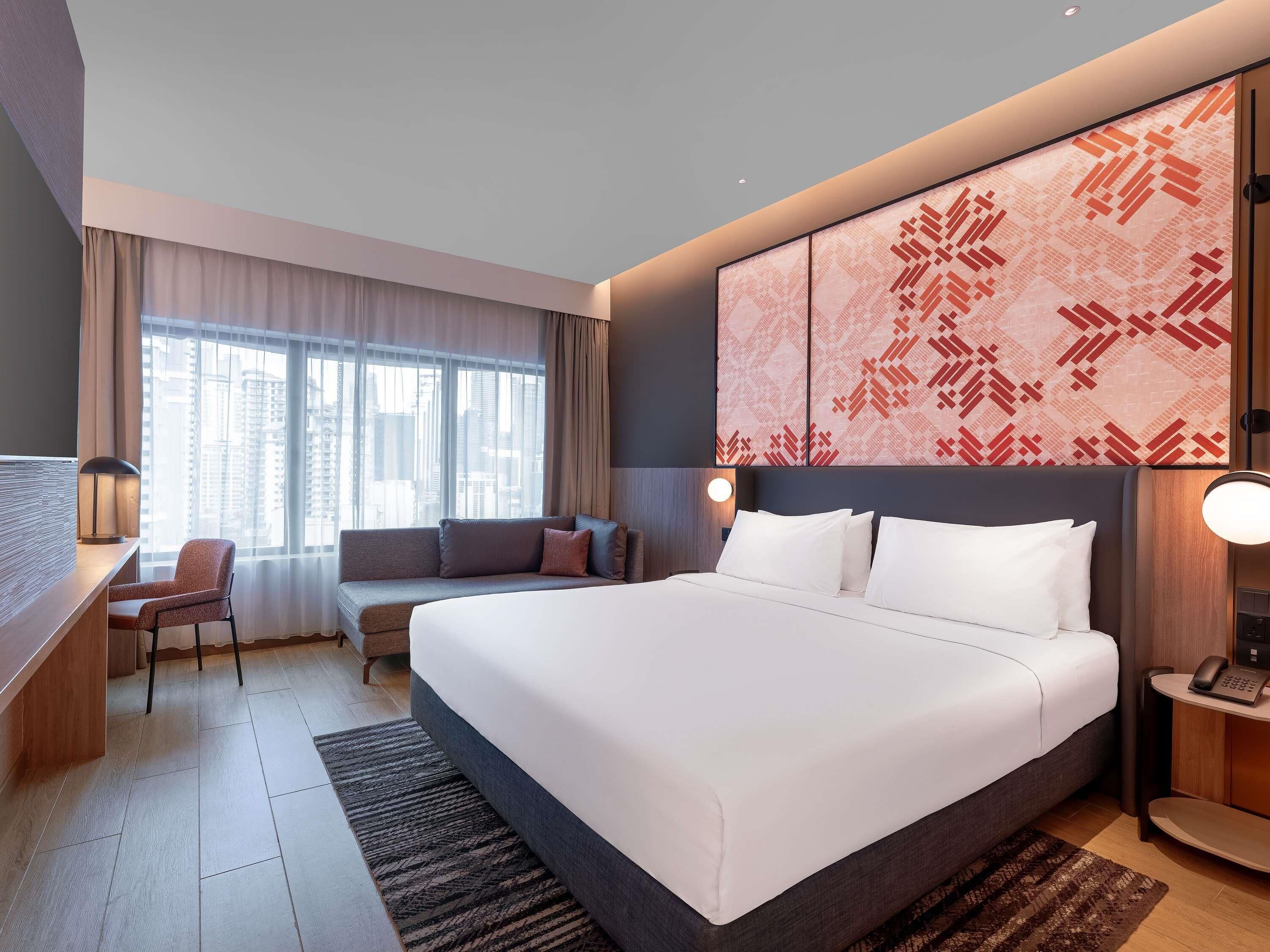 Minibar, in-room safe, desk, laptop workspace