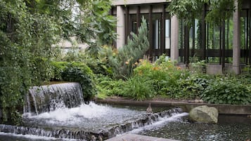 Blick auf den Garten