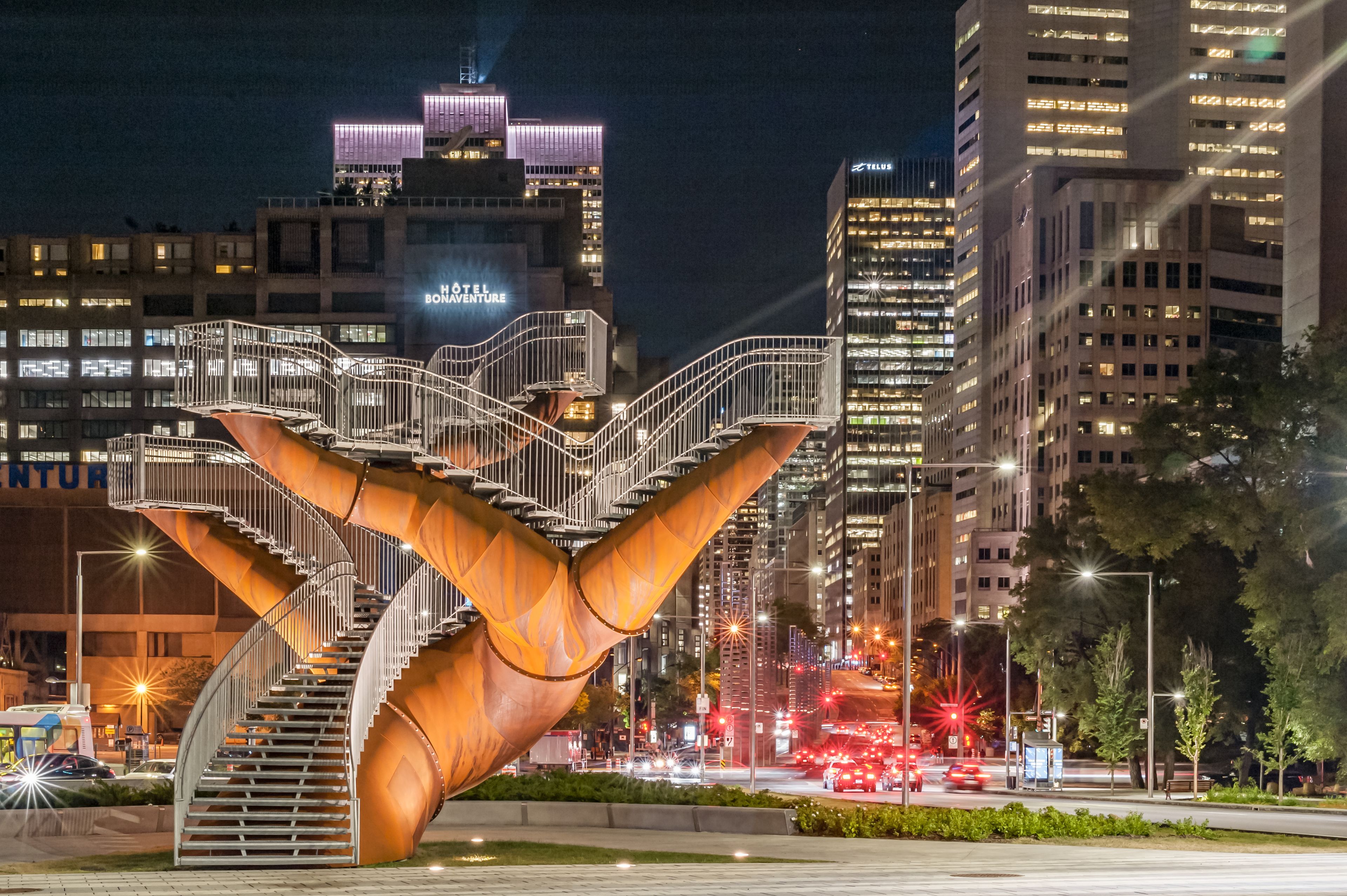 front of property – evening/night