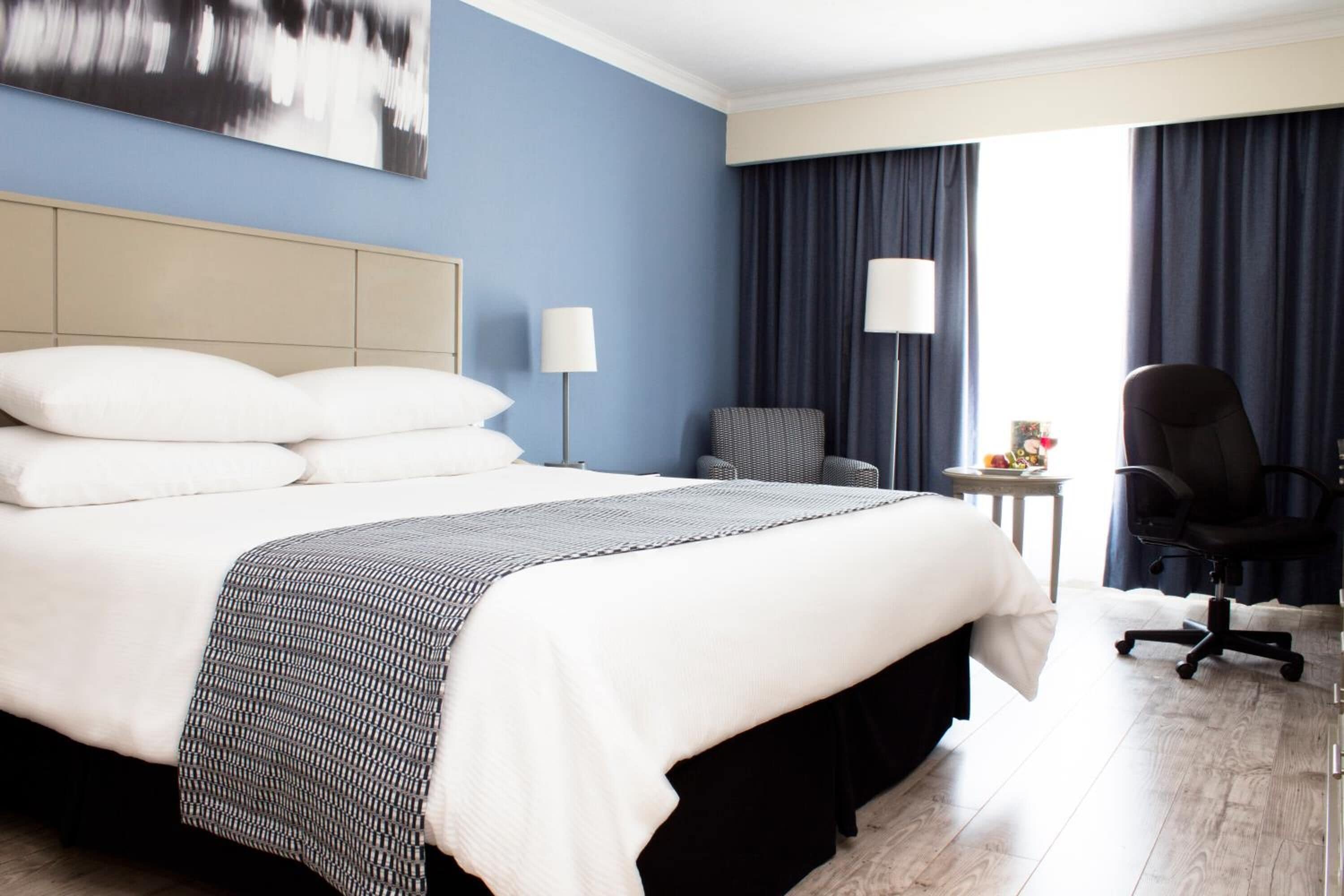 in-room safe, desk, blackout curtains, soundproofing