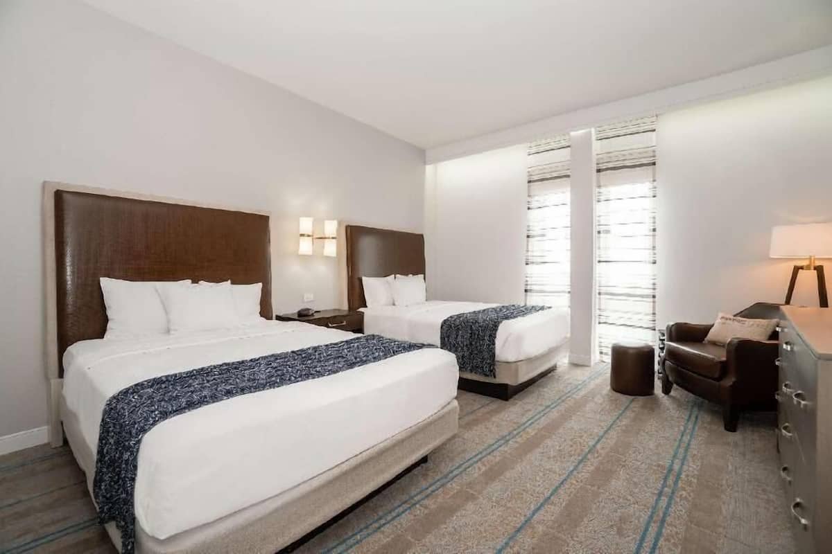 Premium bedding, pillowtop beds, in-room safe, desk