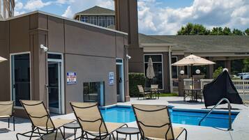 Indoor pool, outdoor pool