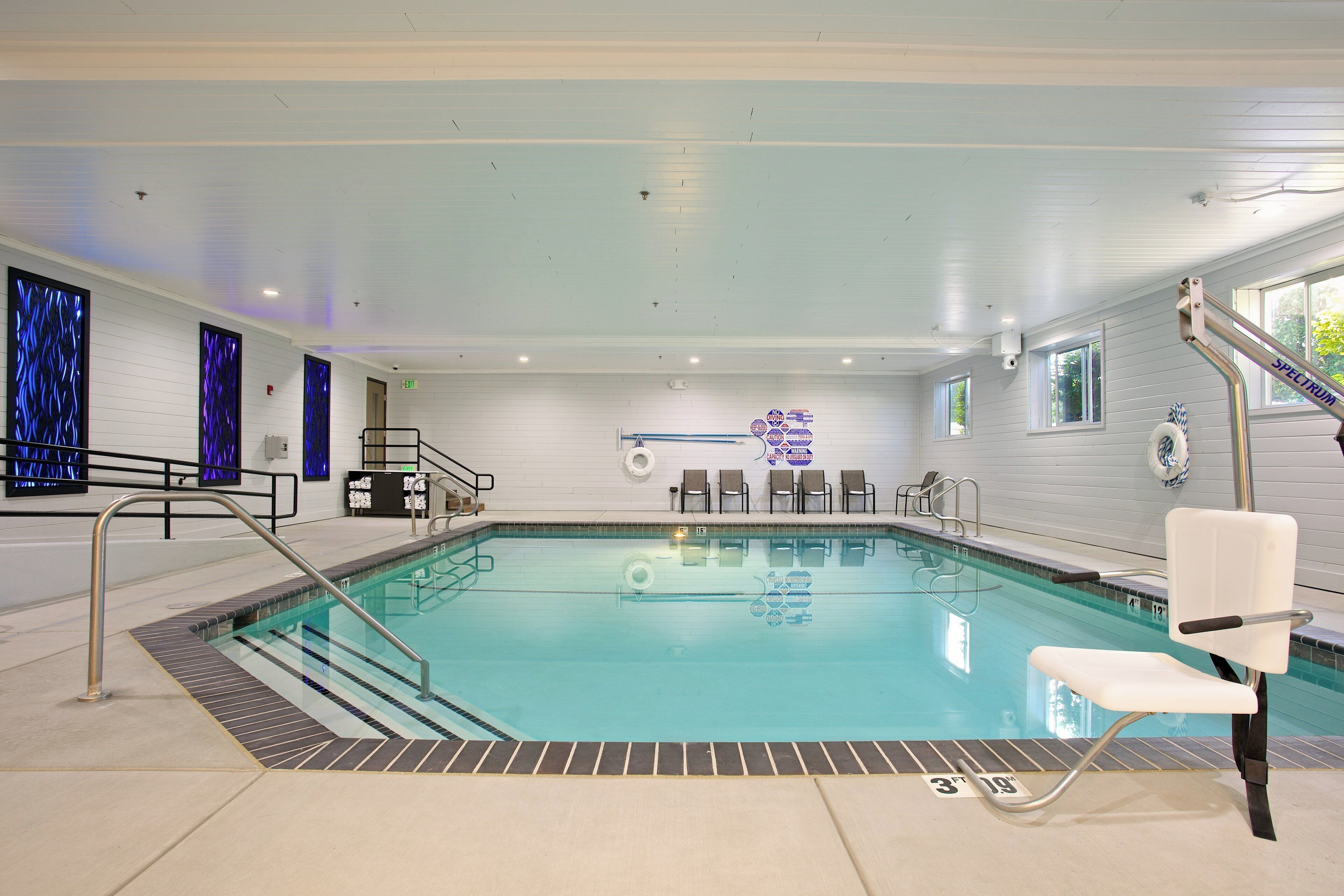 Una piscina techada
