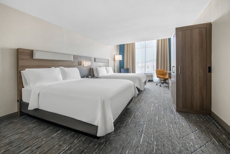 Standard Room, 2 Queen Beds | In-room safe, desk, iron/ironing board, free cribs/infant beds