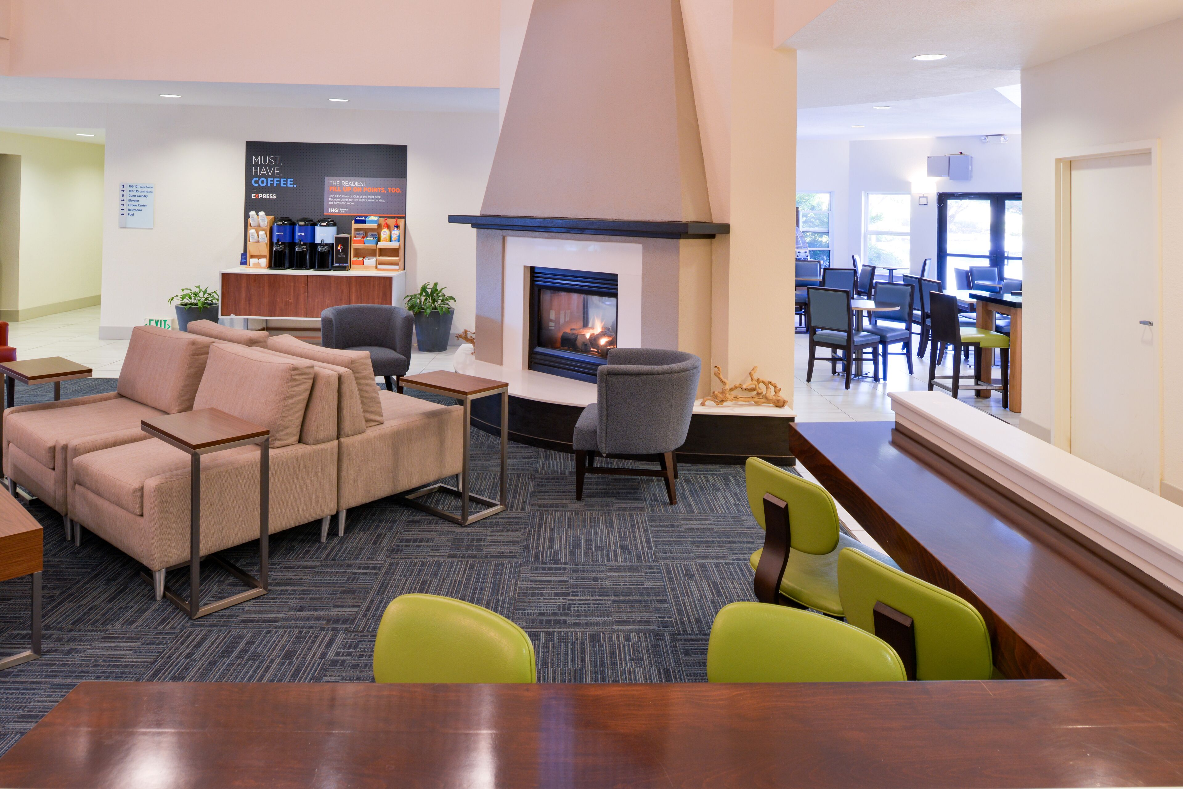 Sitzecke in der Lobby