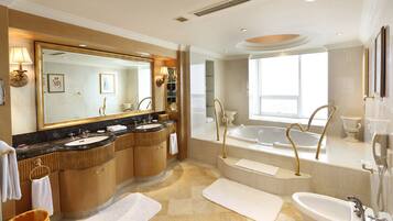 Down duvets, Select Comfort beds, minibar, in-room safe