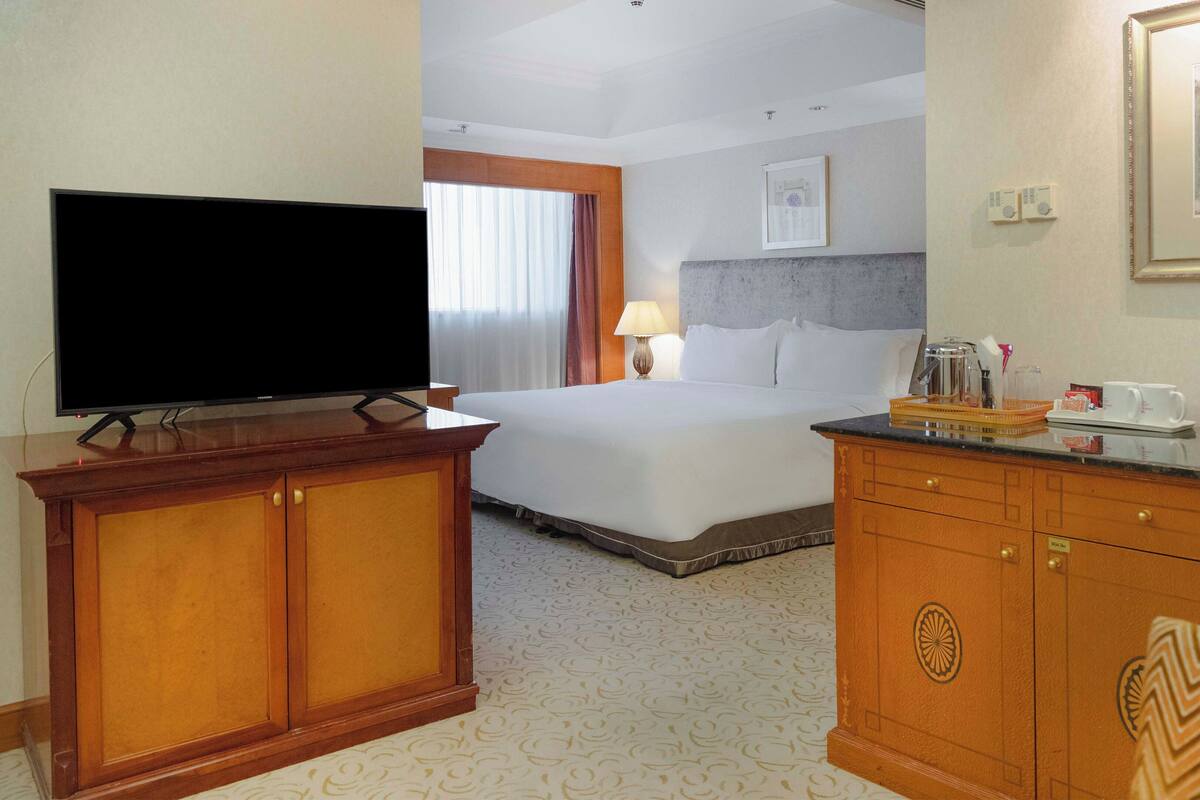 Donsdekens, Select Comfort-bedden, een minibar, een kluis op de kamer