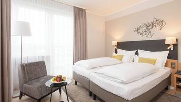 Standard-Zweibettzimmer, Annex | 1 Schlafzimmer, Allergikerbettwaren, Select-Comfort-Betten, Zimmersafe