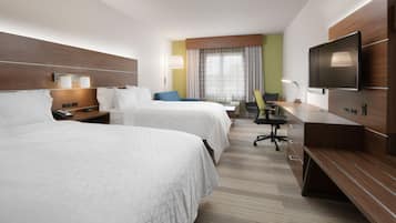 Suite, 2 Queen Beds | 1 bedroom, desk, iron/ironing board, free WiFi