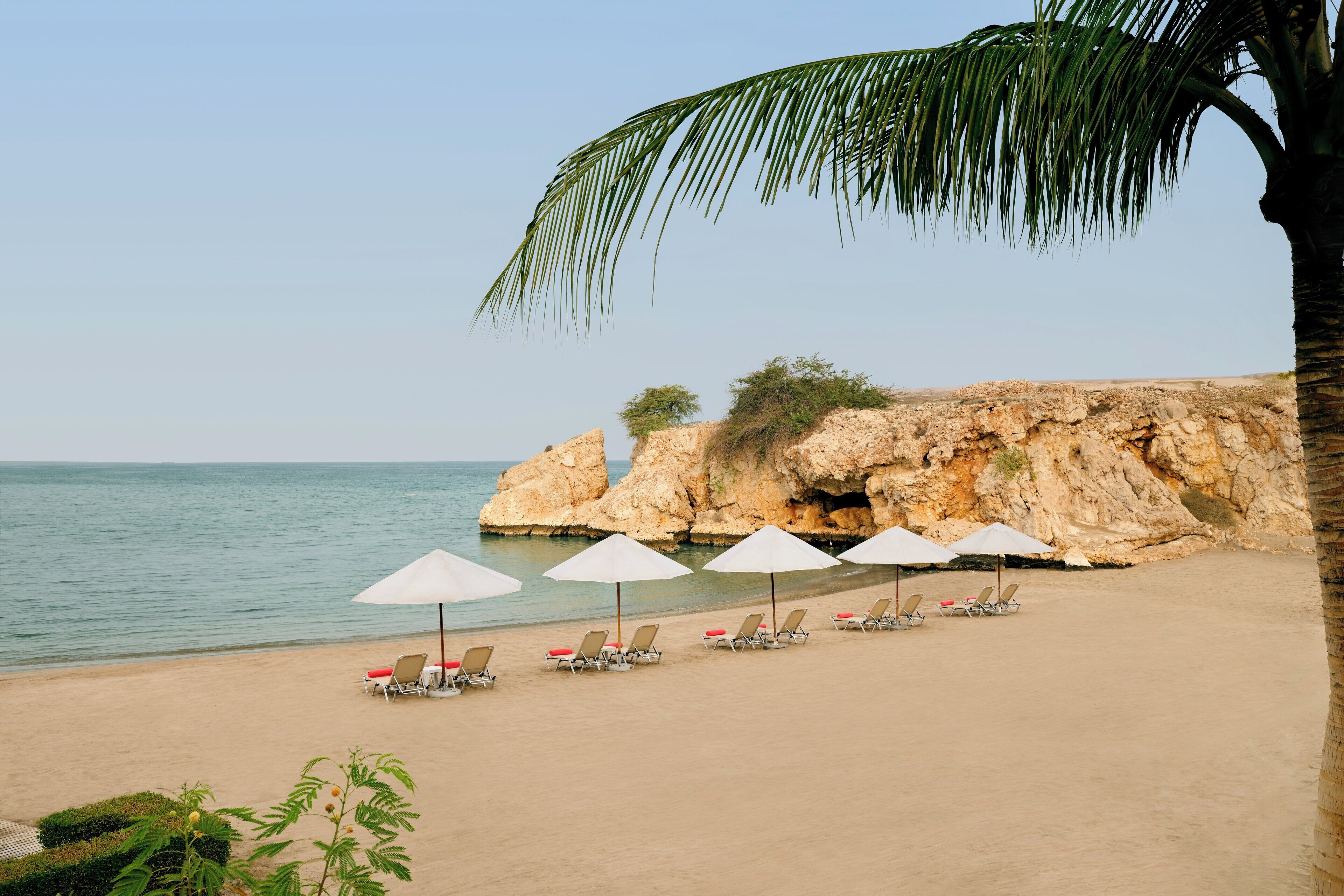 Private beach