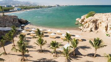 Private beach