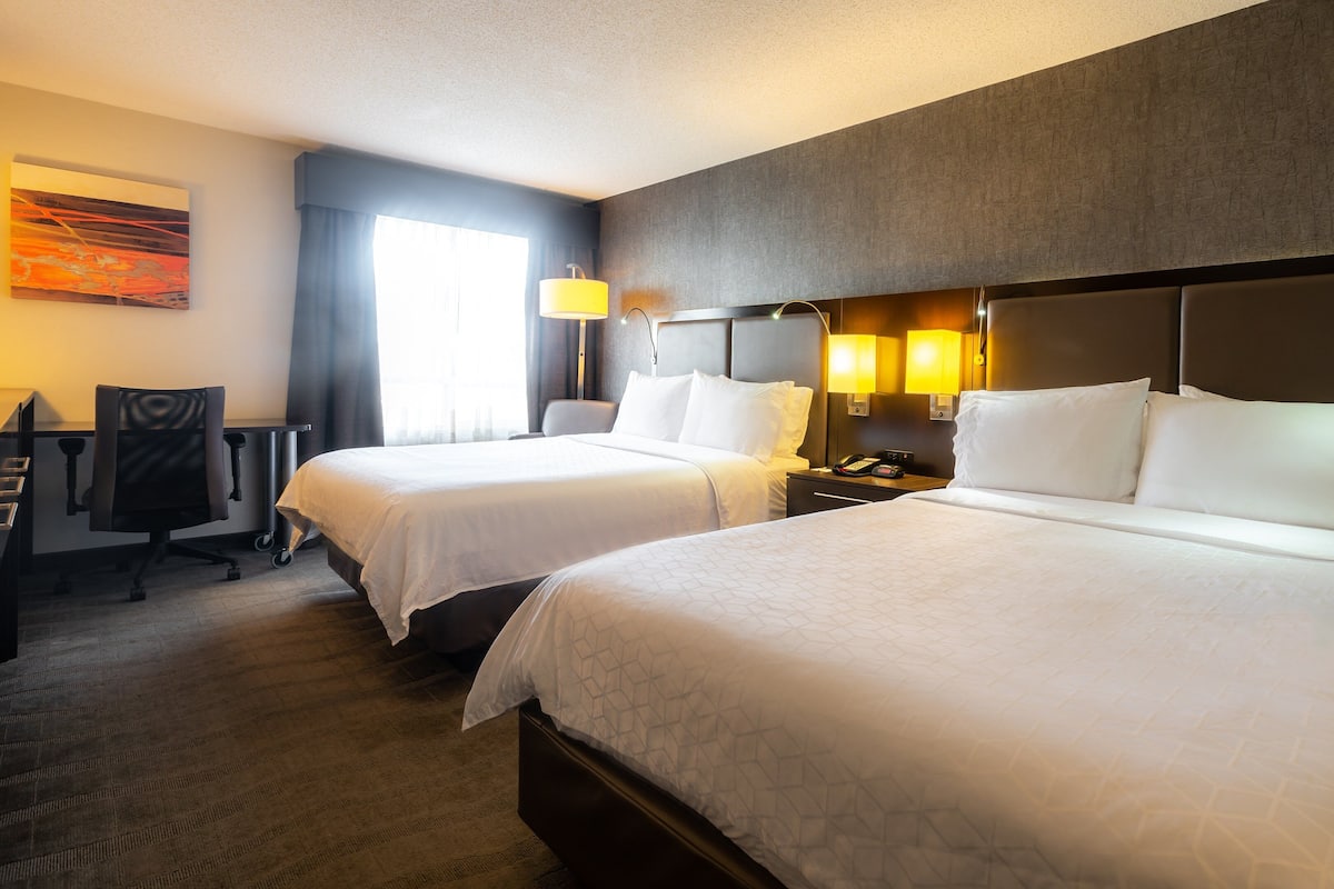 Standard Room, 2 Queen Beds | 1 bedroom, desk, blackout drapes, iron/ironing board