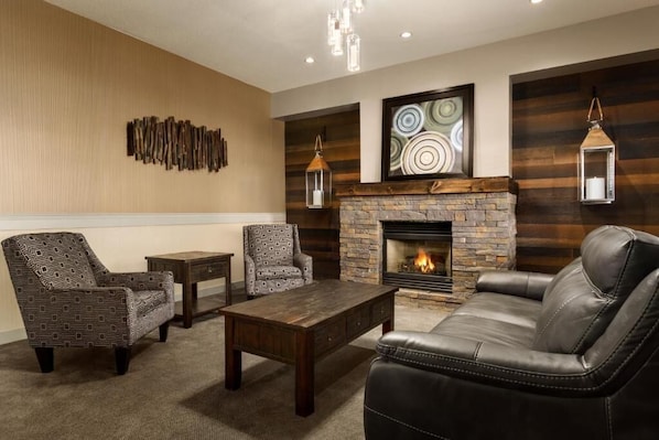 Coin salon dans le hall