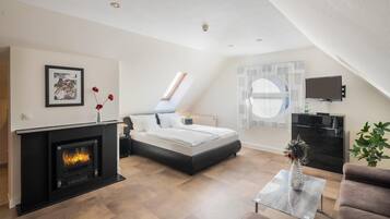 Standard-Apartment, 1 Doppelbett, Kochnische (Cozy Sitting Corner) | Allergikerbettwaren, Schreibtisch, Verdunkelungsvorhänge