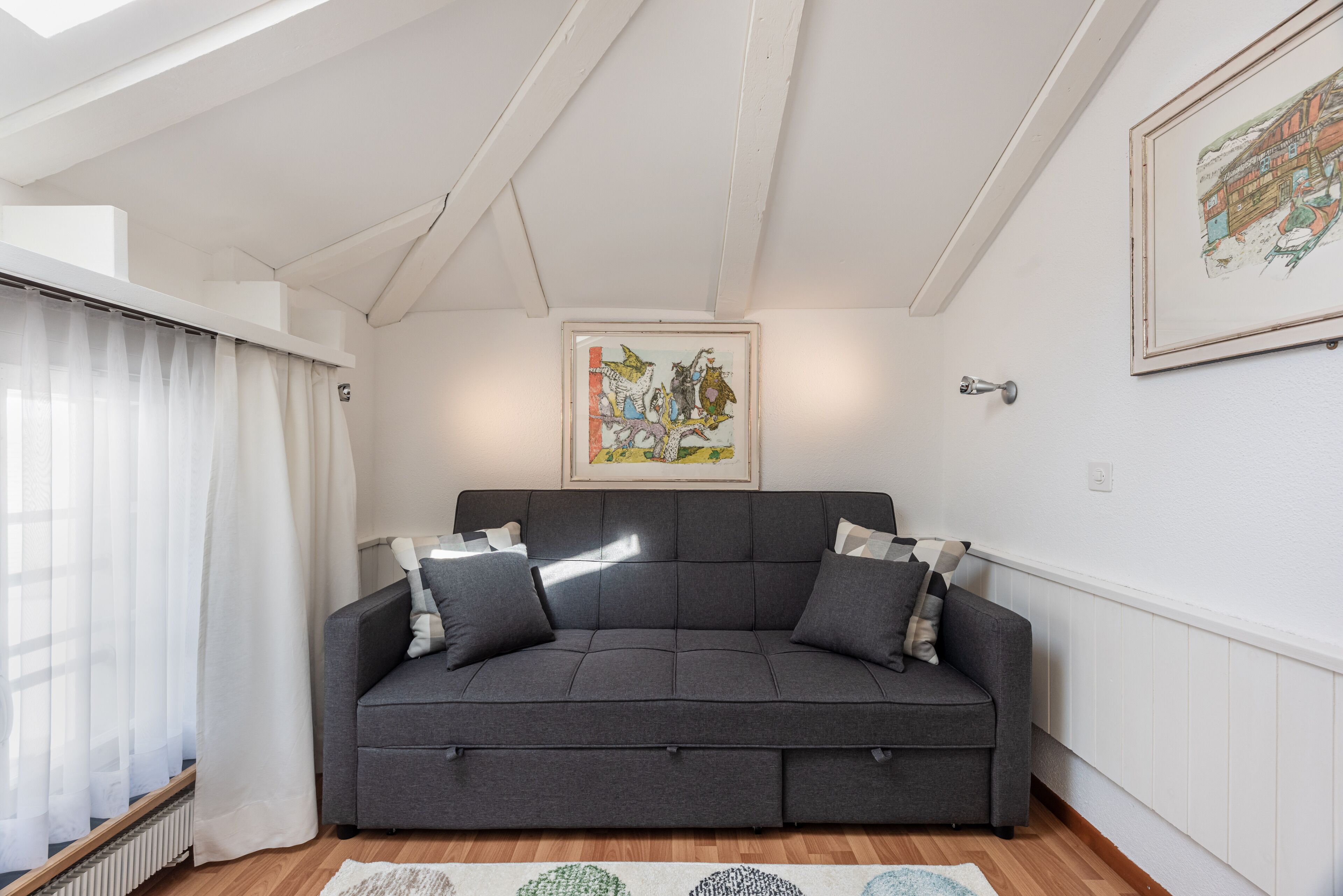 family apartment | living area | tv