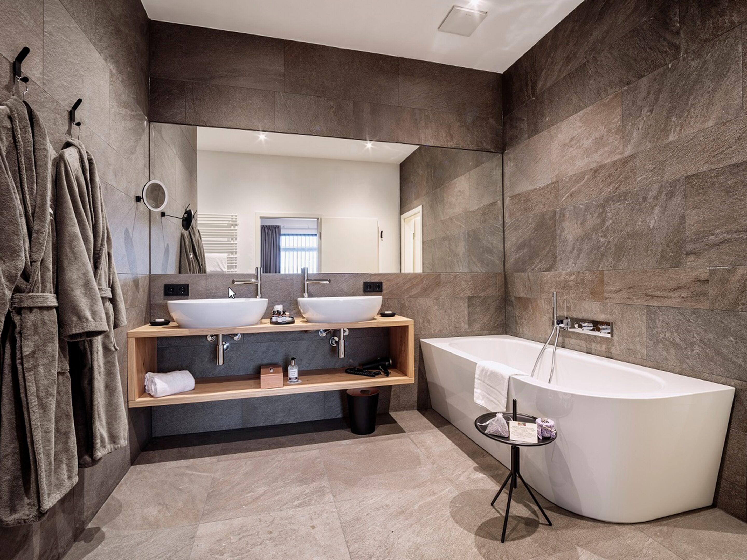 penthouse | bathroom | hair dryer, towels