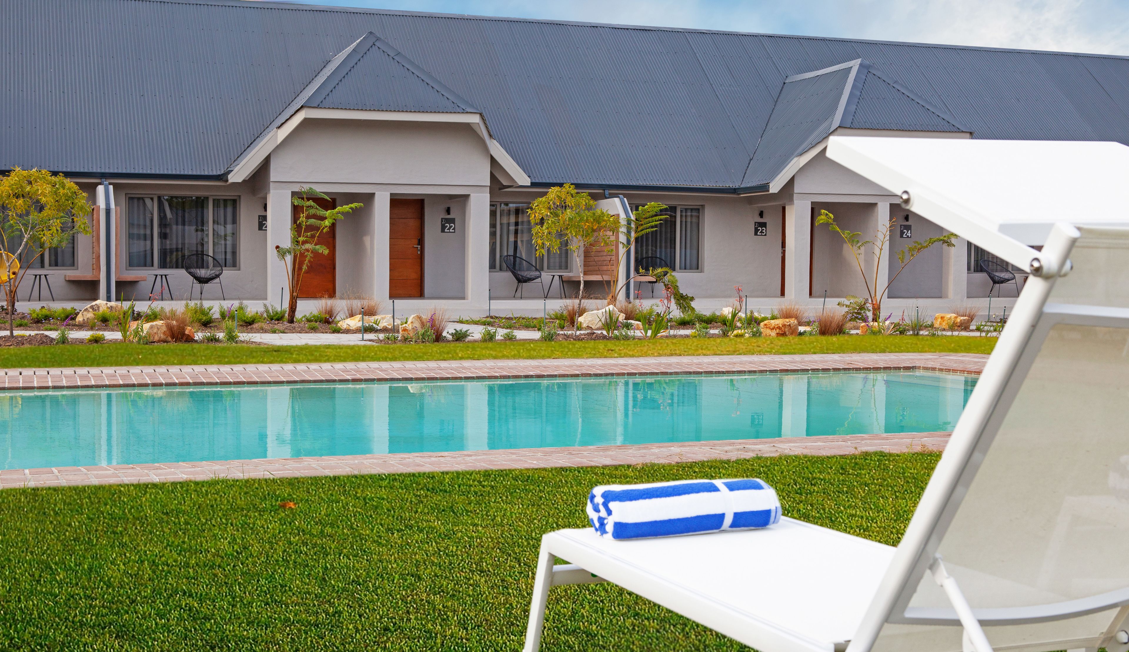 2 outdoor pools, open 7:00 AM to 7:00 PM, pool umbrellas, sun loungers