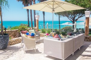 Breakfast, lunch, dinner served; Mediterranean cuisine, alfresco dining