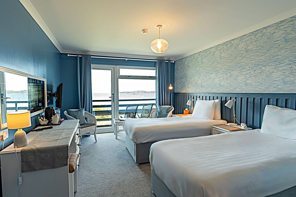 Premium bedding, individually furnished, desk, blackout curtains