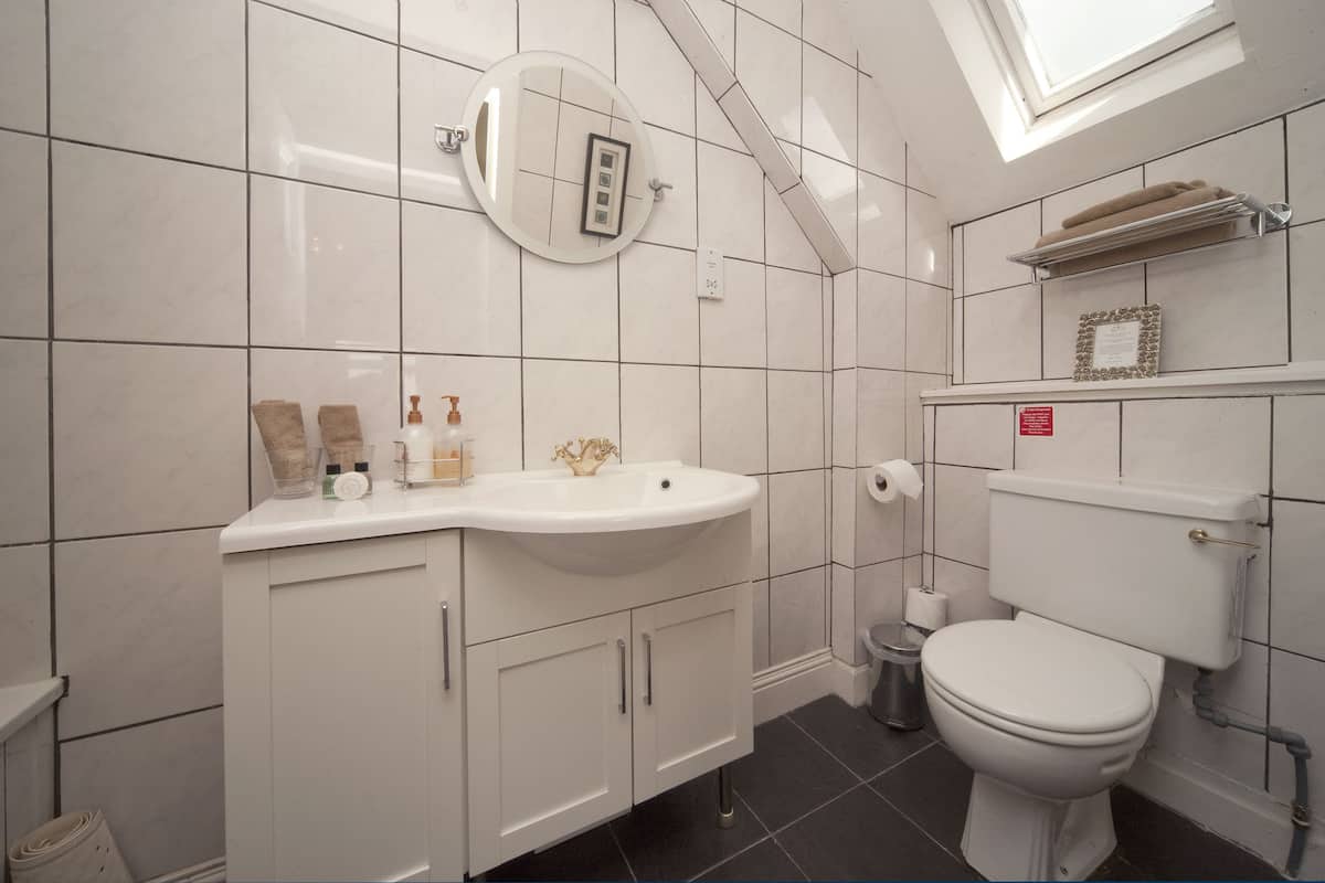 premium room | bathroom | combined shower/bathtub, free toiletries, hair dryer, bathrobes
