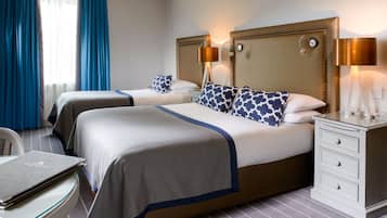 Individually decorated, individually furnished, desk, blackout drapes