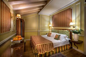 Down comforters, minibar, in-room safe, soundproofing