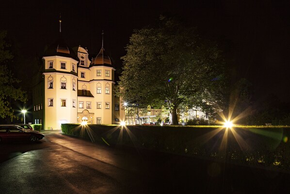 Front of property – evening/night