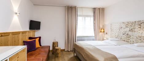 Literie hypoallergénique, minibar, coffres-forts dans les chambres