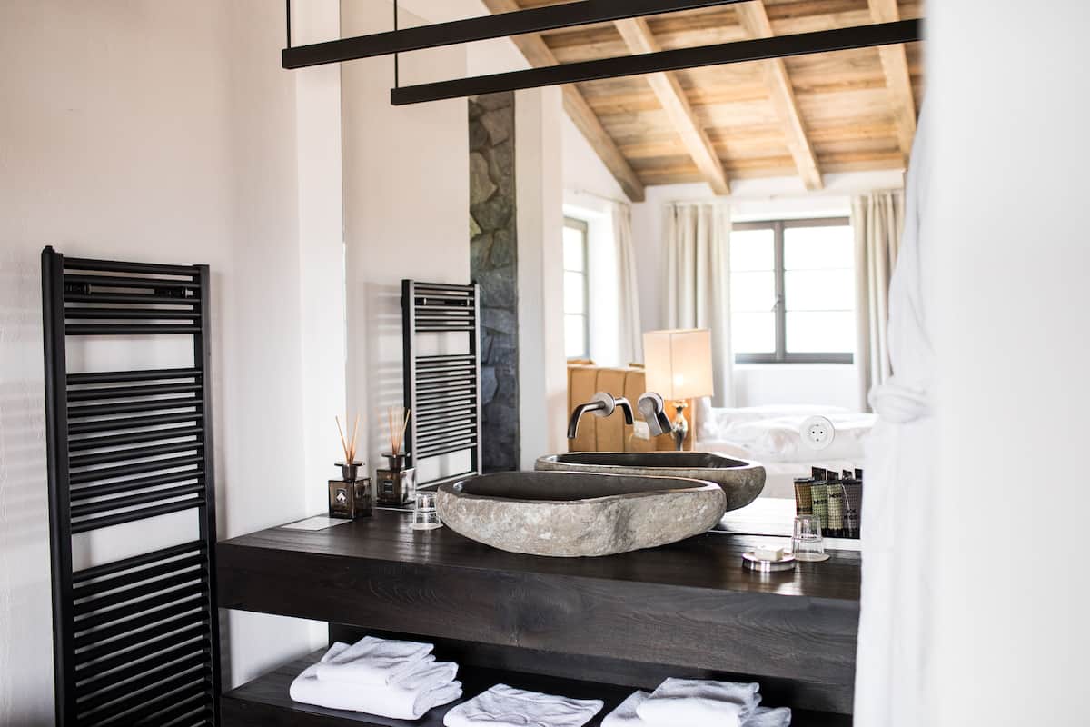 suite | bathroom | free toiletries, hair dryer, bathrobes, slippers