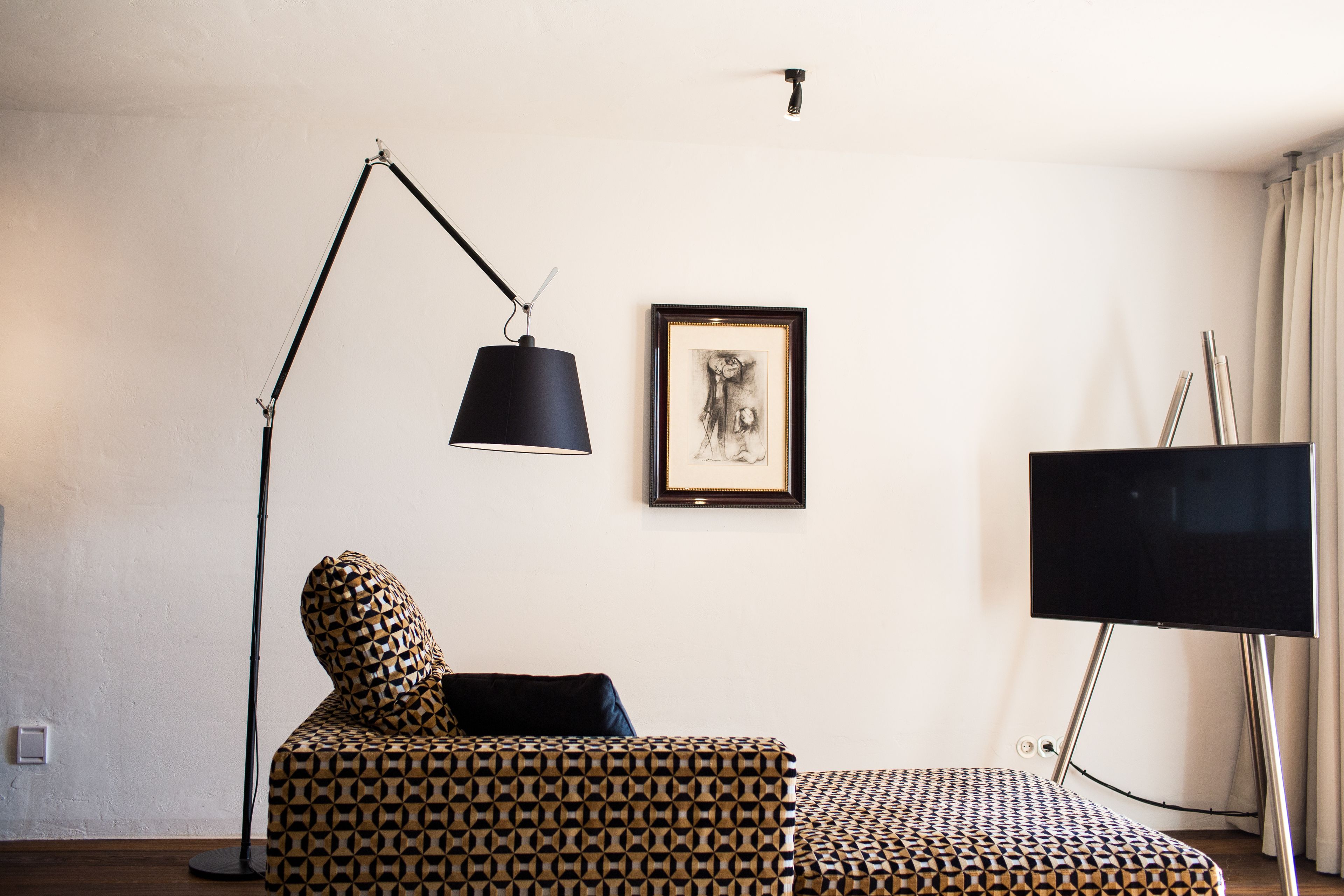 deluxe double room | premium bedding, minibar, in-room safe, individually decorated