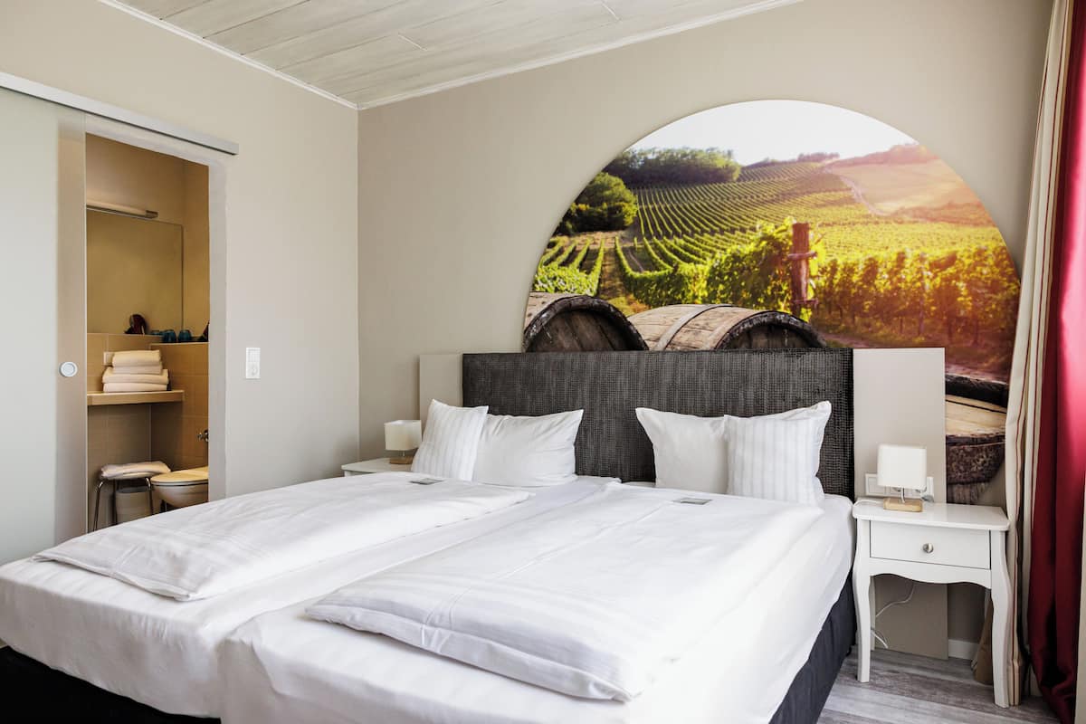 comfort double room | premium bedding, down duvets, in-room safe, individually decorated