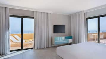 Suite, 1 Double Bed, Balcony, Sea View (Panorama) | View from room