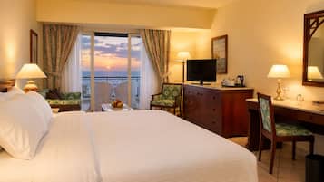 Kamar Double Deluks, Bebas Asap Rokok, pemandangan laut | Pemandangan pantai/laut
