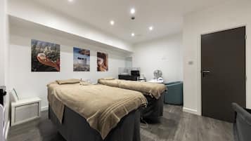 Body treatments, aromatherapy, body scrubs, facials