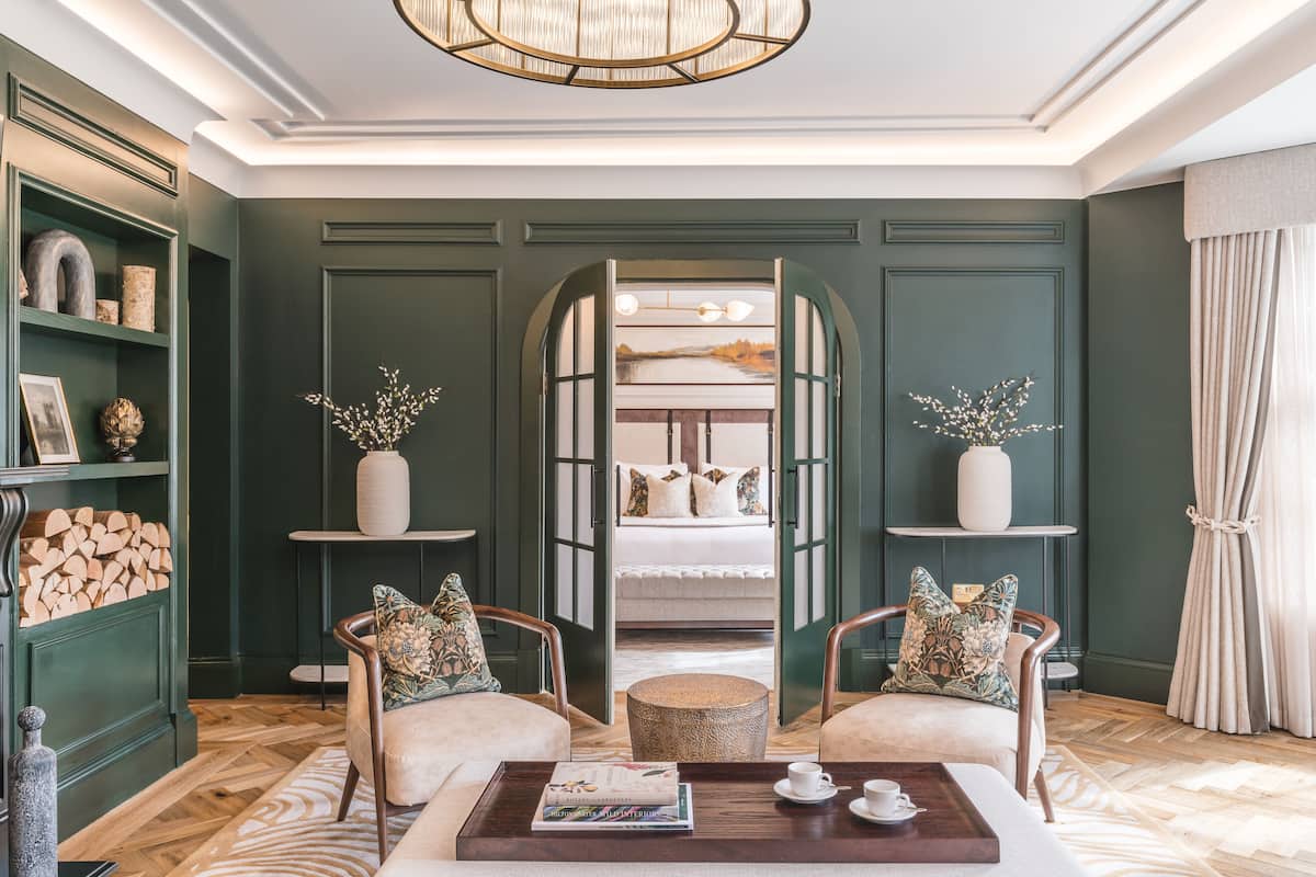 atholl suite | individually decorated, desk, laptop workspace, iron/ironing board