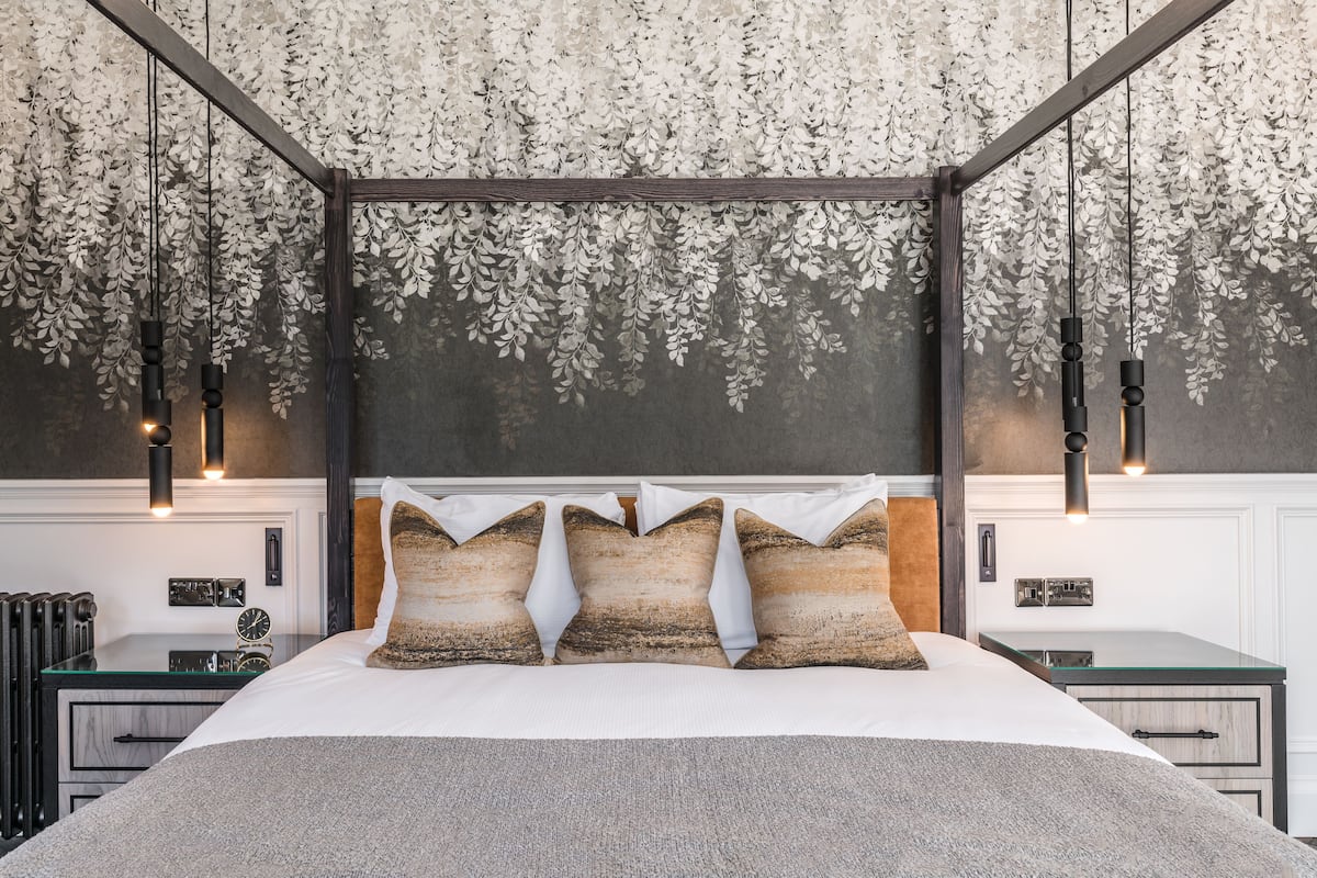 birnam suite | individually decorated, desk, laptop workspace, iron/ironing board