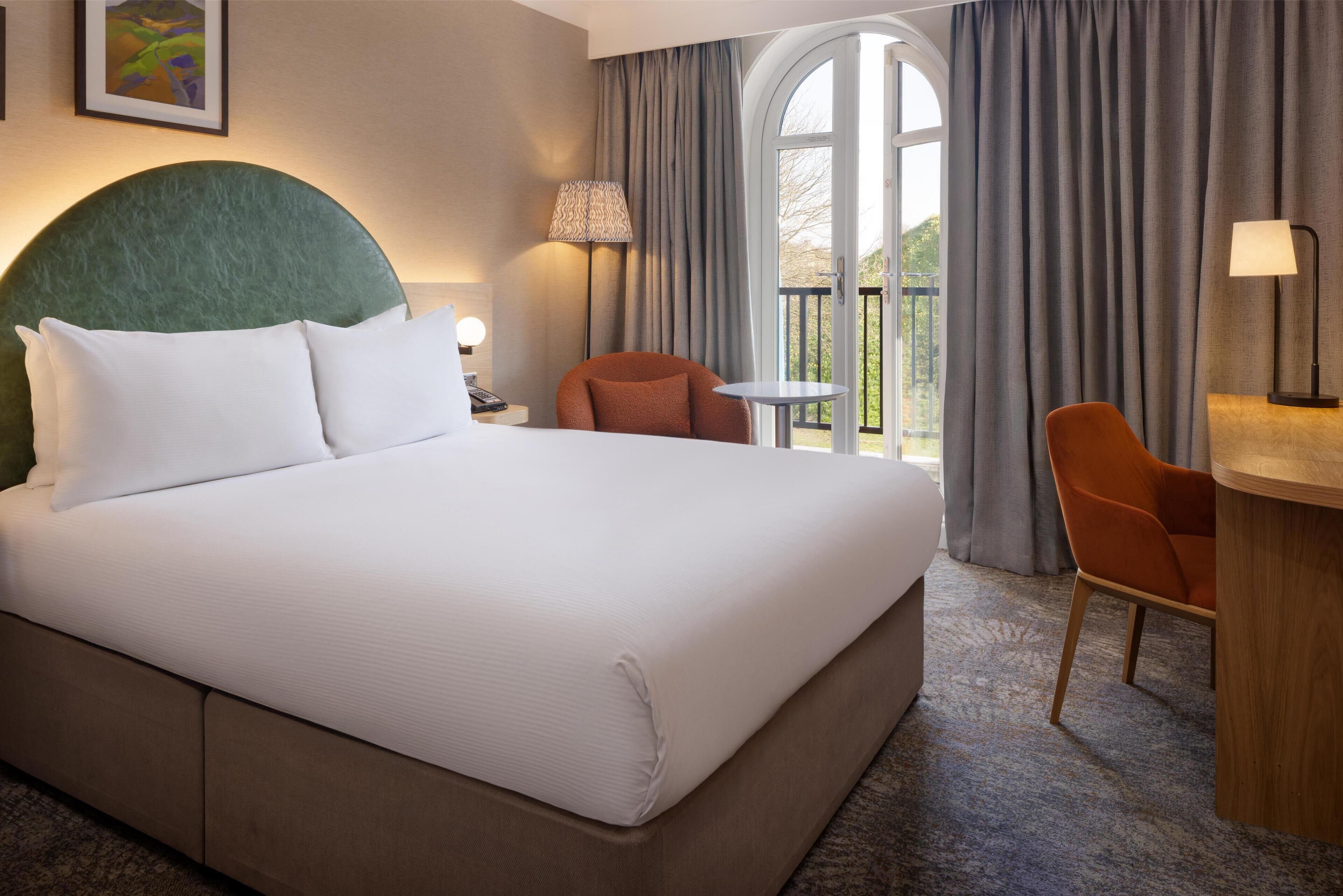 double guest room with balcony and tower view | 1 bedroom, premium bedding, in-room safe, desk