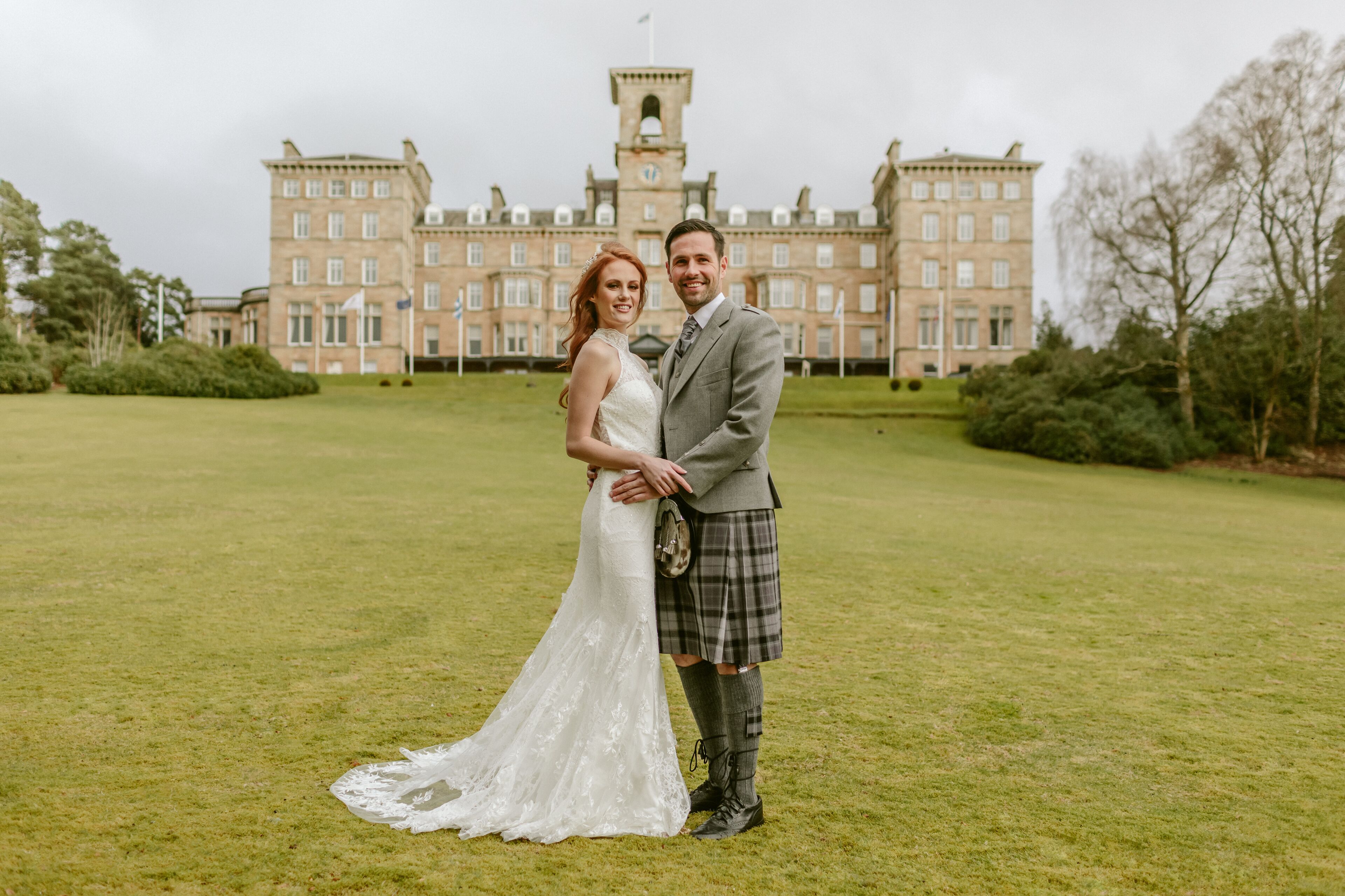 outdoor wedding area