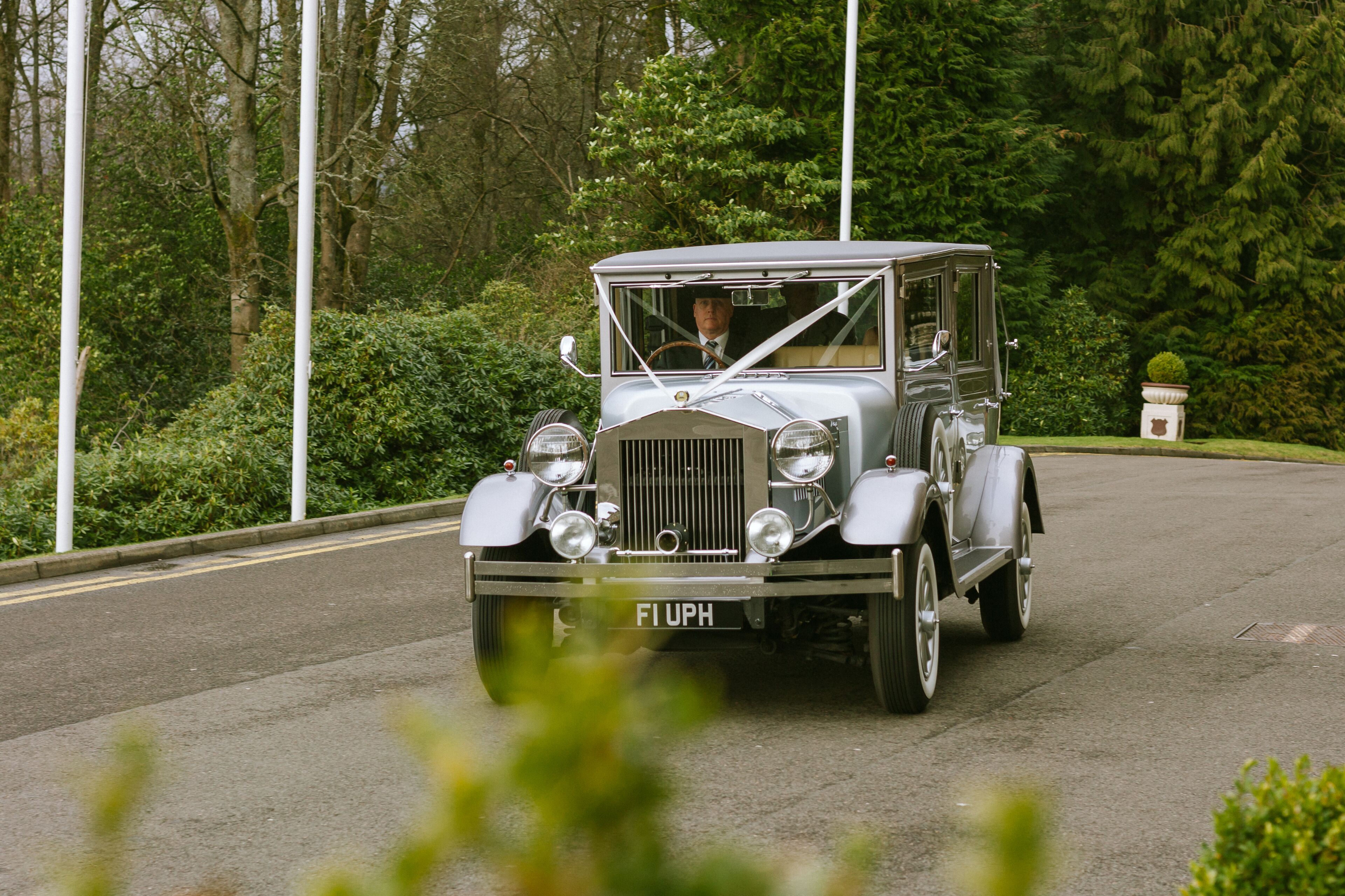 outdoor wedding area