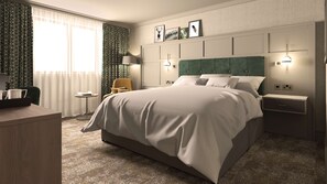 Hilton, Deluxe Room, 1 King Bed | In-room safe, desk, laptop workspace, blackout drapes - Doubletree by Hilton Belfast Templepatrick (Ballyclare)