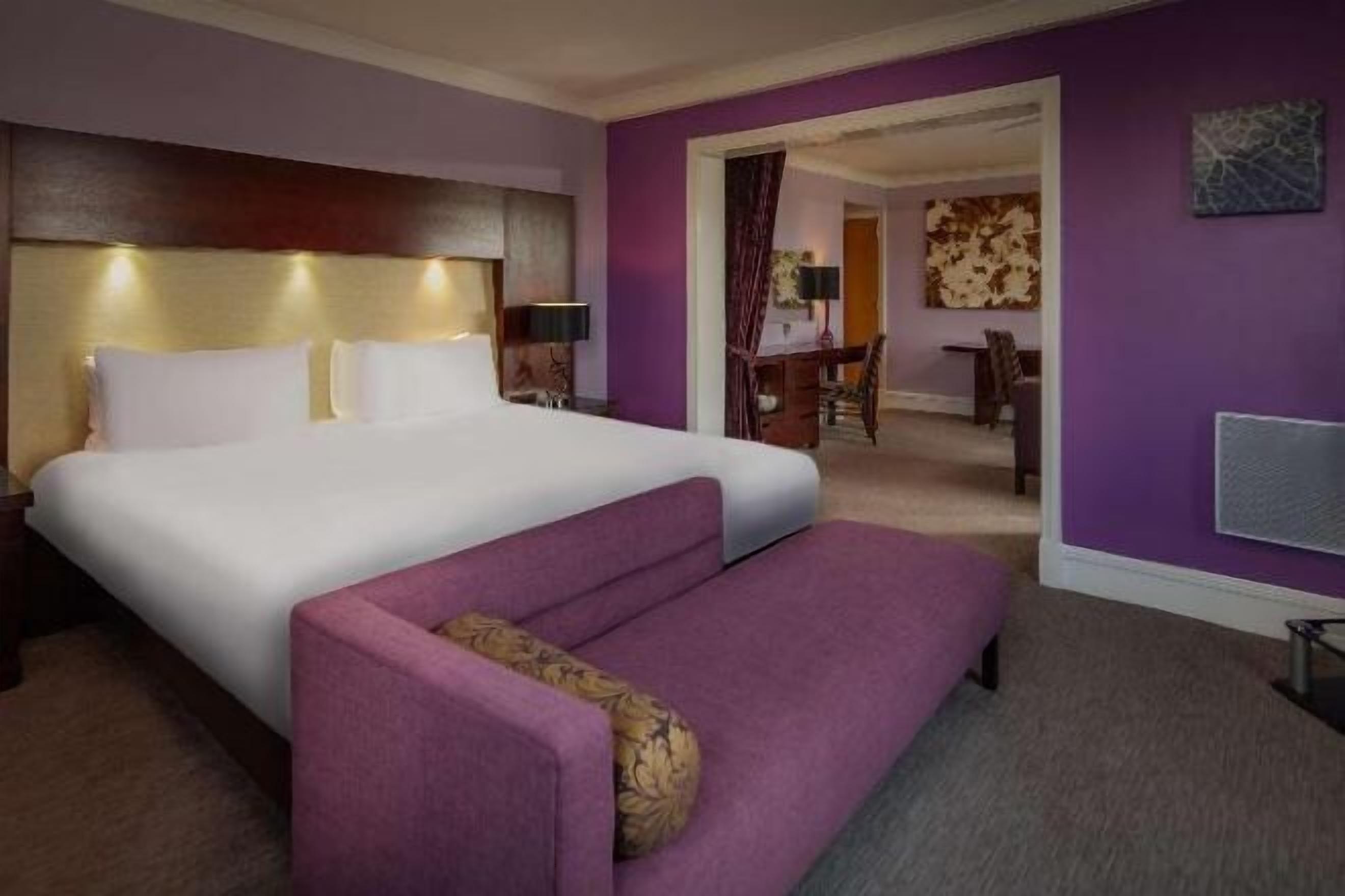 In-room safe, desk, laptop workspace, blackout drapes