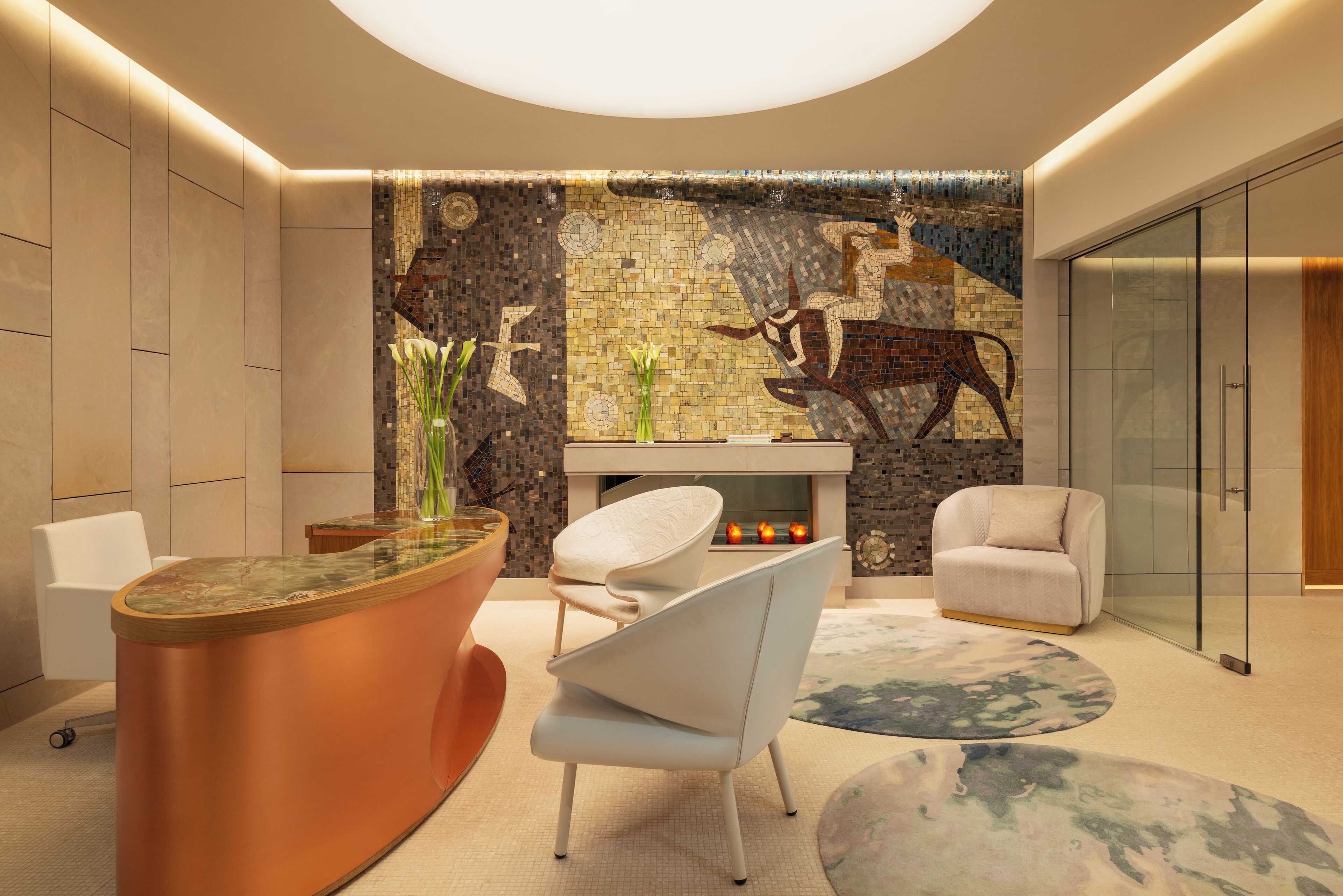 Salas para tratamentos a dois, sauna seca, sauna a vapor