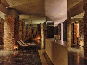 Salas de tratamientos para parejas, baño turco/hammam